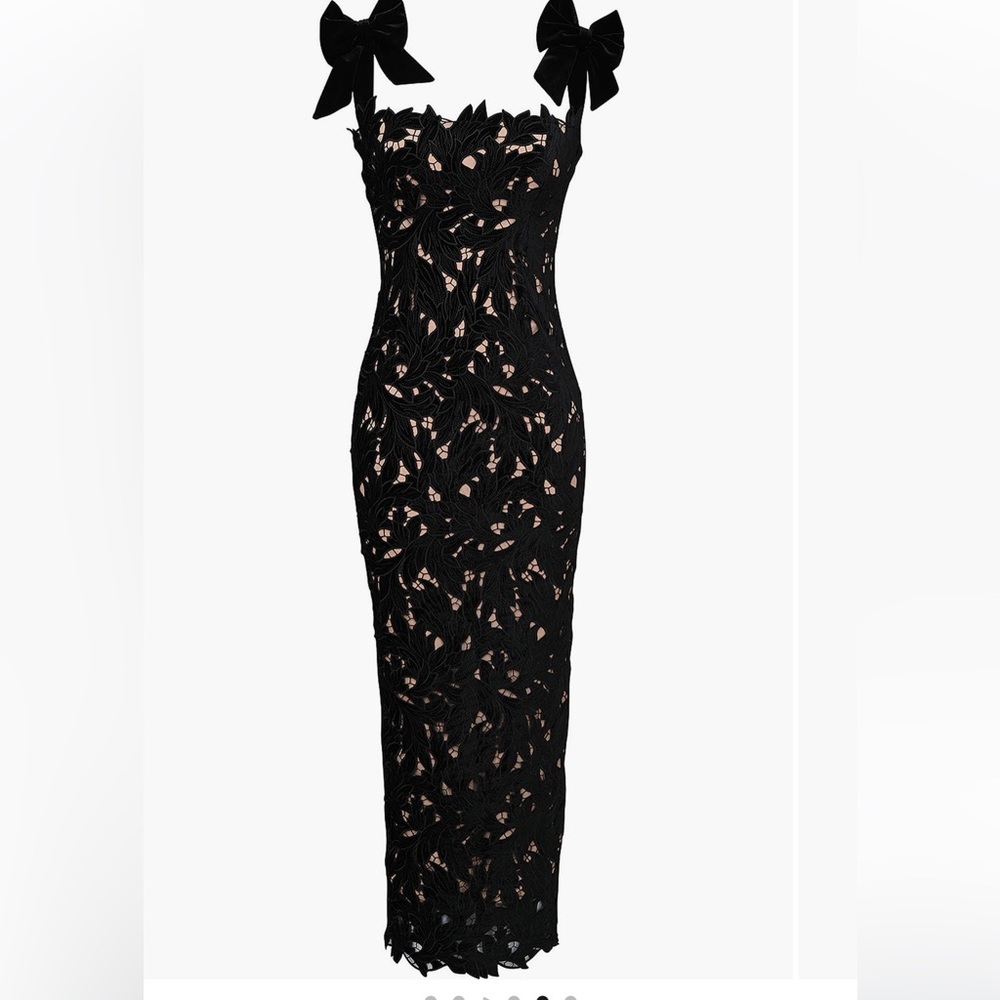 HOUSE OF CB velvet Lace Dress